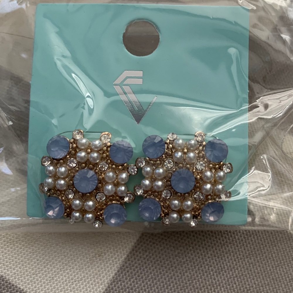 Fun square post earrings